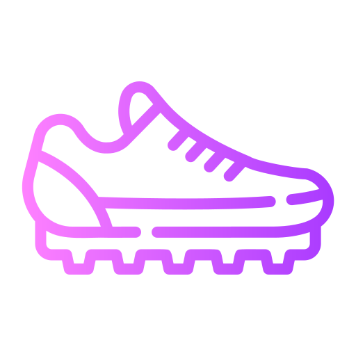 scarpa da calcio Generic gradient outline icona