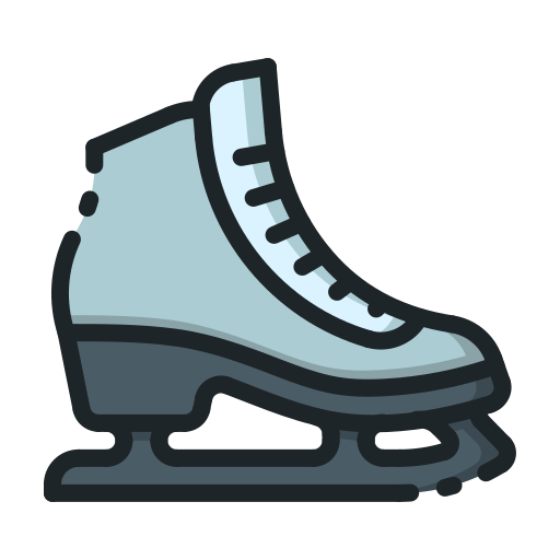 zapatos de patinaje sobre hielo Generic color lineal-color icono