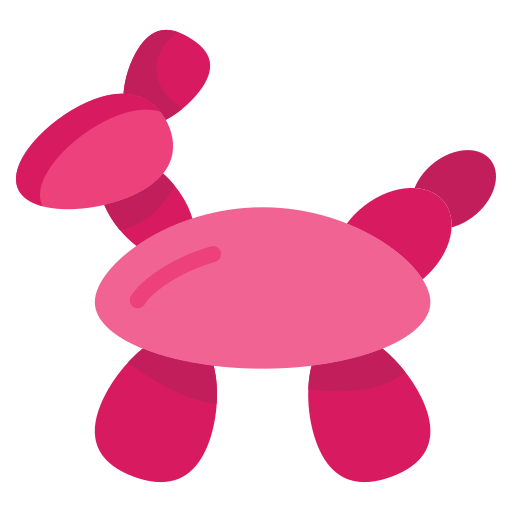 Balloon dog Generic color fill icon
