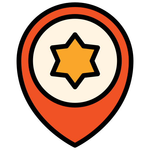 Location Generic color fill icon