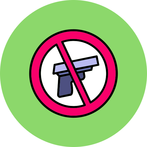 No gun Generic color lineal-color icon