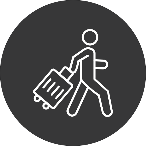 Travelling Generic black fill icon