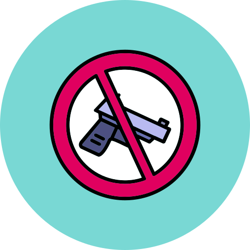 No gun Generic color lineal-color icon