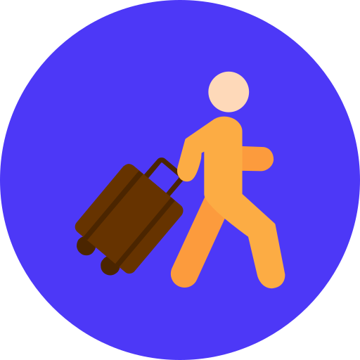 Travelling Generic color fill icon