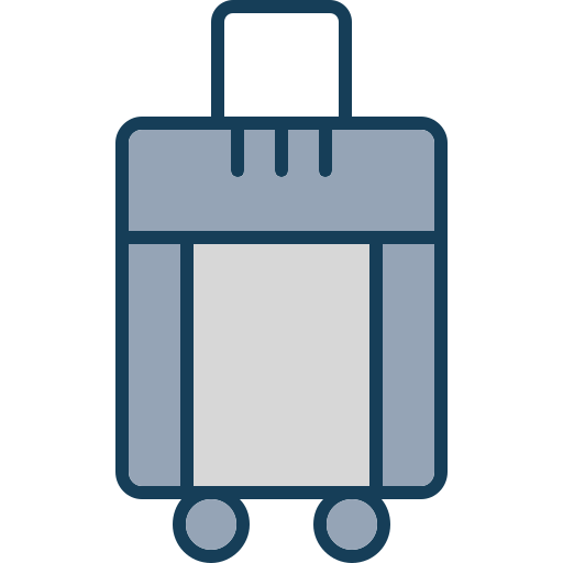 torba na bagaż Generic color lineal-color ikona