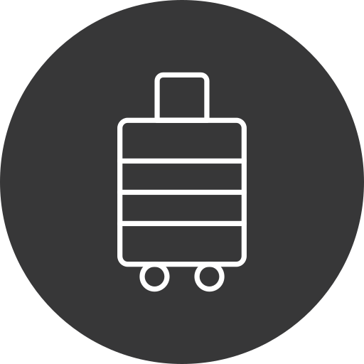 bagaż Generic black fill ikona