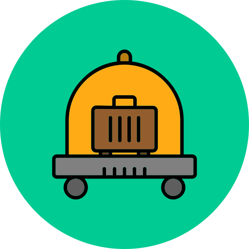 carrito de equipaje Generic color lineal-color icono