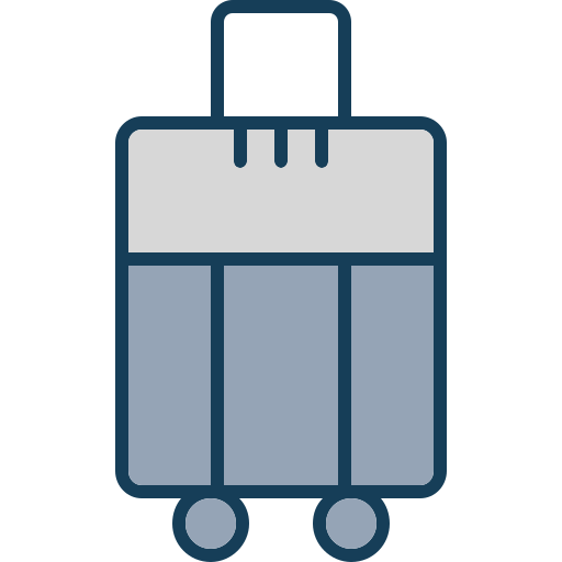 bolsa de bagagem Generic color lineal-color Ícone