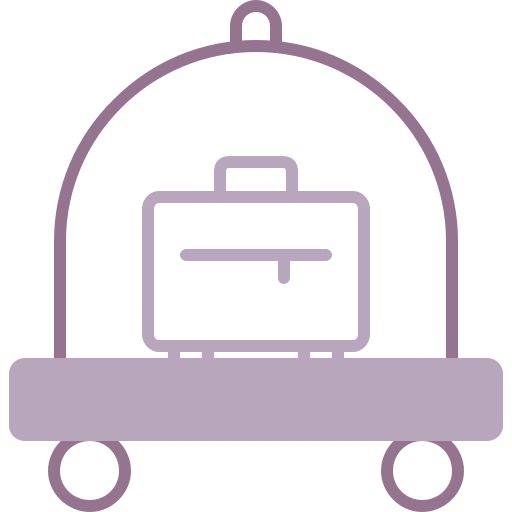 carrito de equipaje Generic color lineal-color icono