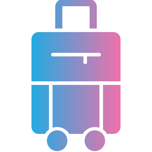 Сумка для багажа Generic gradient fill иконка
