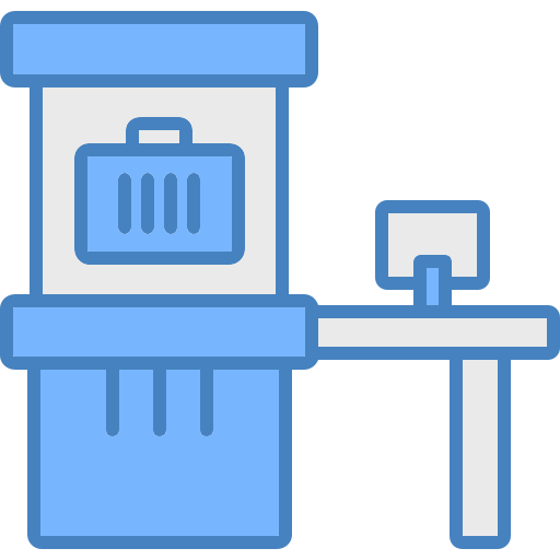 Luggage scanner Generic color lineal-color icon