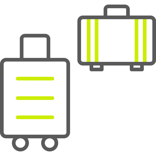 bagaglio Generic color outline icona