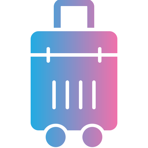 Сумка для багажа Generic gradient fill иконка