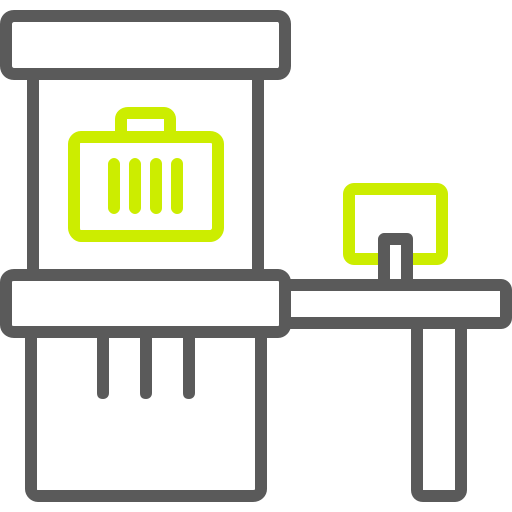 gepäckscanner Generic color outline icon