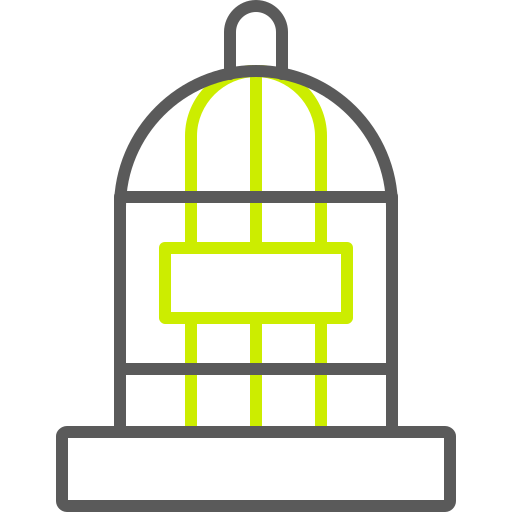 jaula de pájaros Generic color outline icono