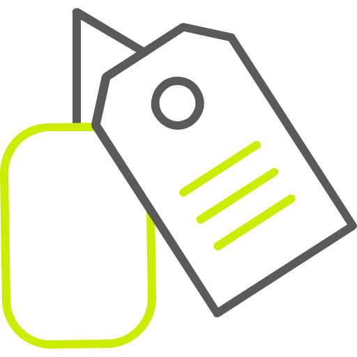 Luggage tag Generic color outline icon