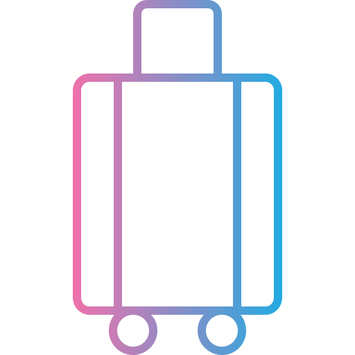 bagage tas Generic gradient outline icoon