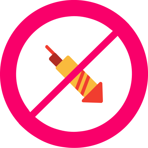 No fireworks Generic color fill icon