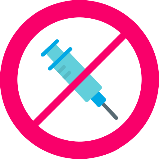 No syringe Generic color fill icon