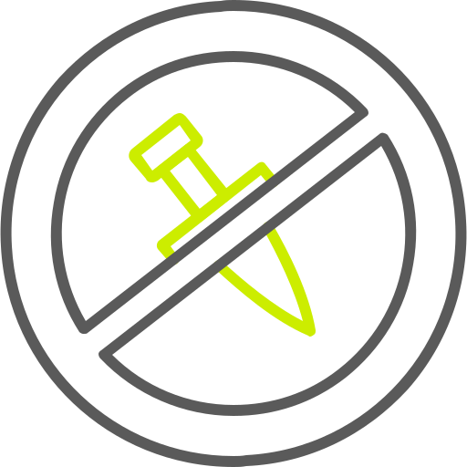 No knife Generic color outline icon