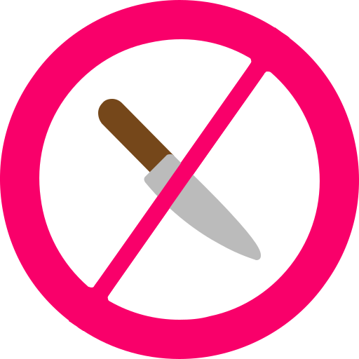 No knife Generic color fill icon