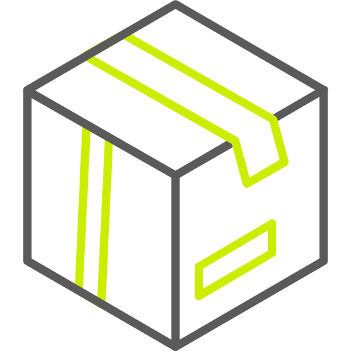 Cargo box Generic color outline icon