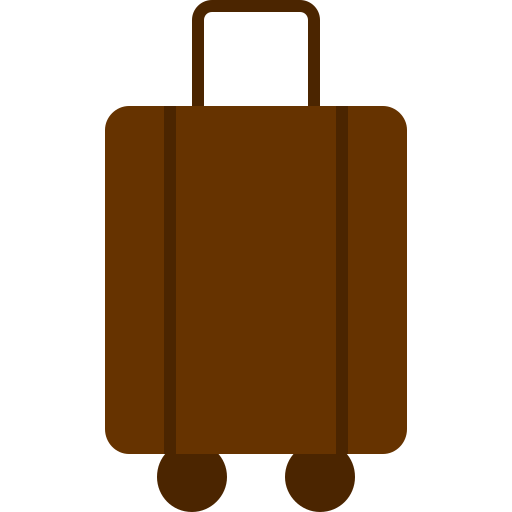 bolso de equipaje Generic color fill icono