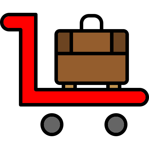 荷物用トロリー Generic color lineal-color icon