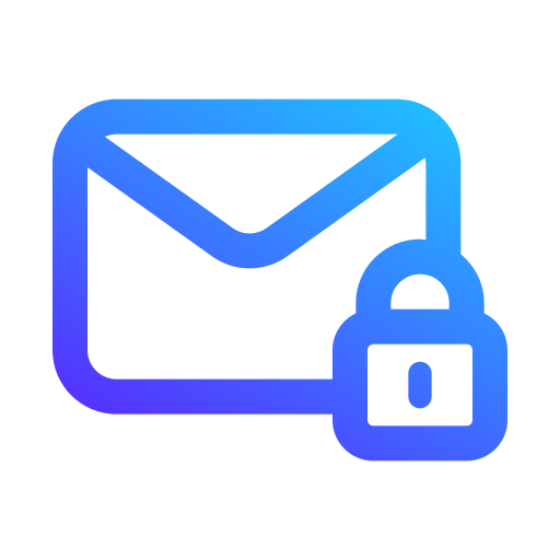 Safe mail Generic gradient outline icon