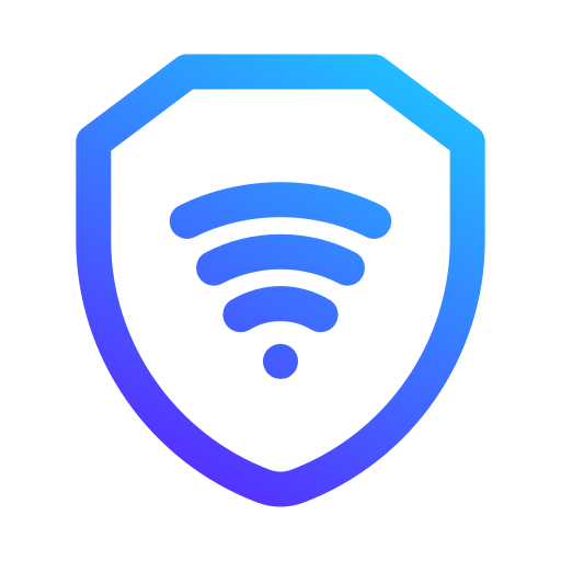 Secure wifi Generic gradient outline icon