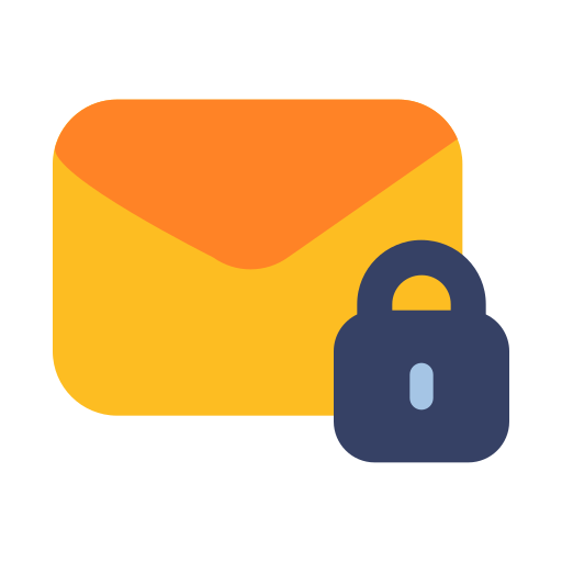 Безопасная почта Generic color fill иконка