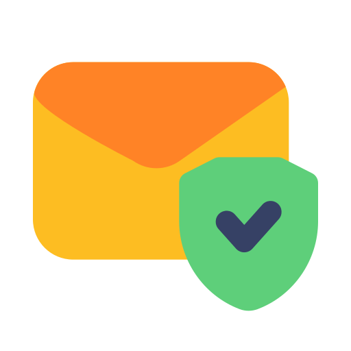 Secure mail Generic color fill icon