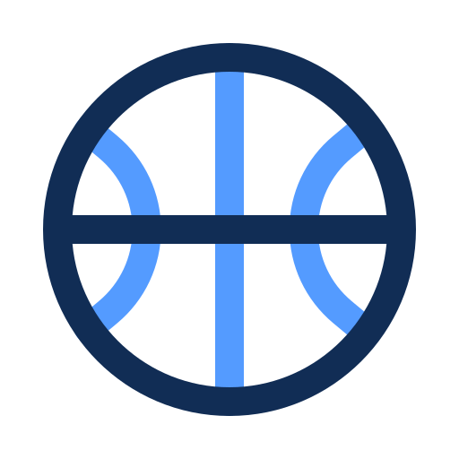 basketbal Generic color outline icoon