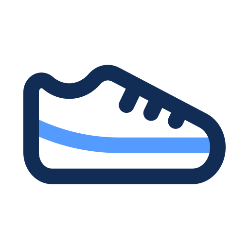 buty do biegania Generic color outline ikona