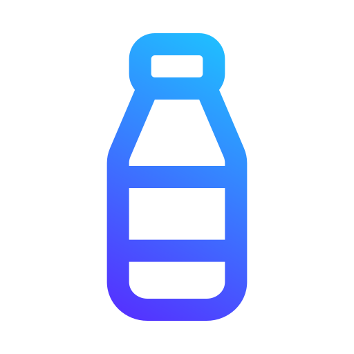 Бутылка с водой Generic gradient outline иконка