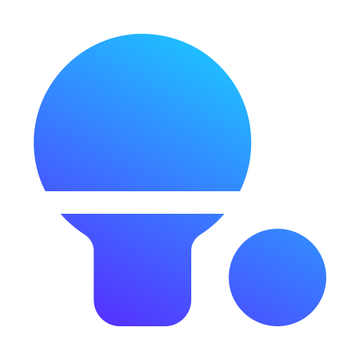 Table tennis Generic gradient fill icon