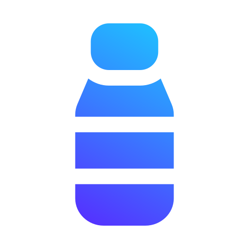 botella de agua Generic gradient fill icono