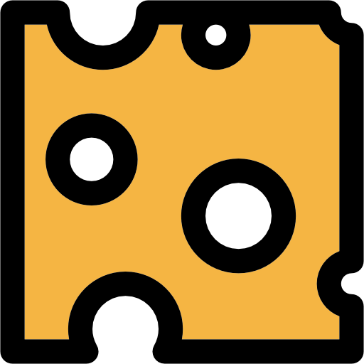 チーズ Curved Lineal color icon