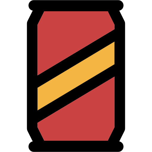 Soda Curved Lineal color icon