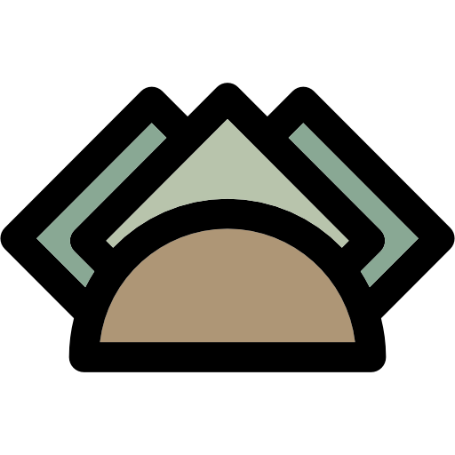 ナプキン Curved Lineal color icon