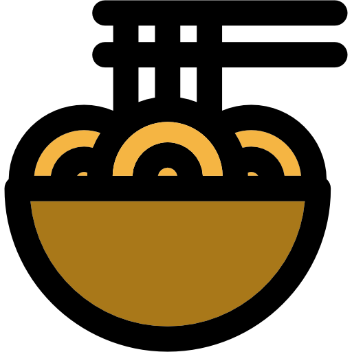 麺 Curved Lineal color icon