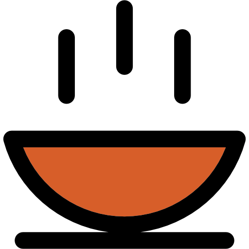スープ Curved Lineal color icon