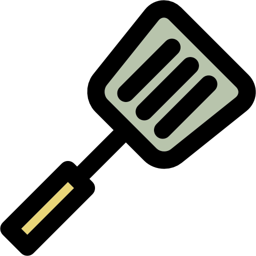 spatule Curved Lineal color Icône
