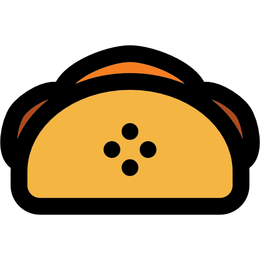 taco Curved Lineal color icon