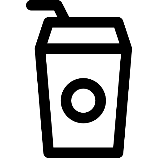 탄산 음료 Curved Lineal icon