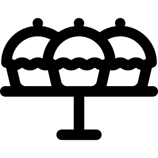 babeczki Curved Lineal ikona