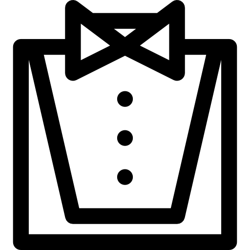 camarero Curved Lineal icono