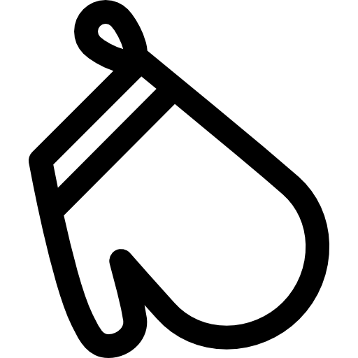 rękawiczka Curved Lineal ikona