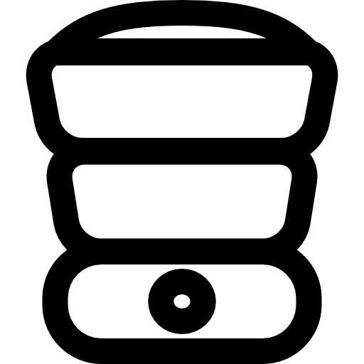 parowar Curved Lineal ikona