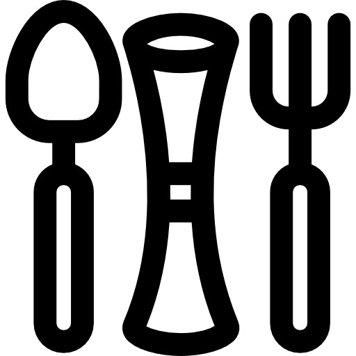 Cutlery Curved Lineal icon